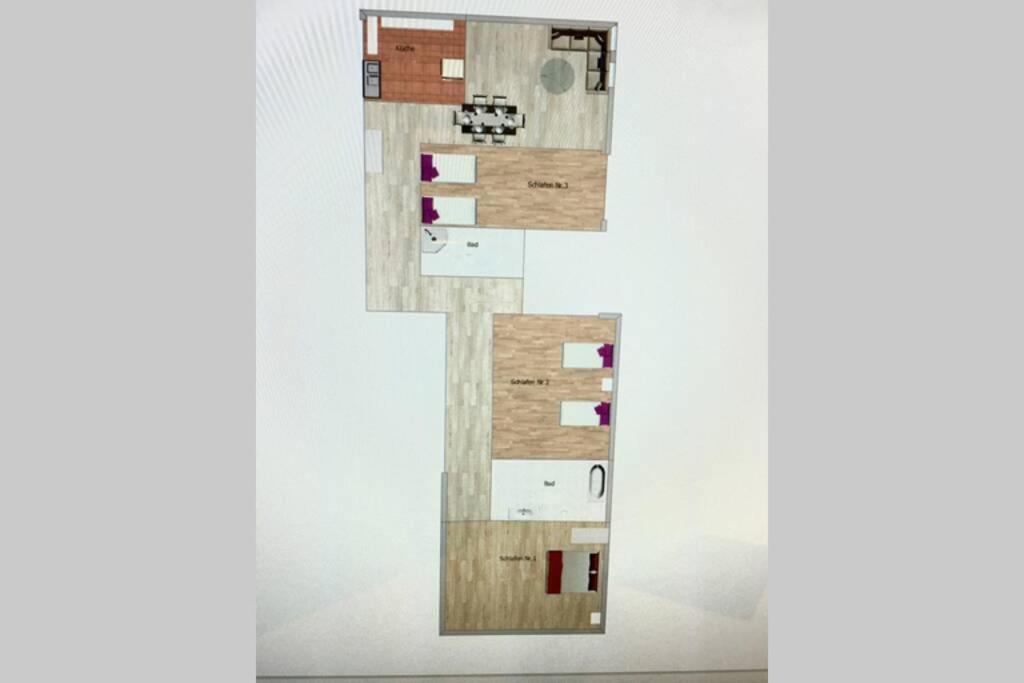 Apartment 120 Qm -3 Schlafzimmer-2 Baeder- Fuer 7 Gaeste Düsseldorf Exterior foto